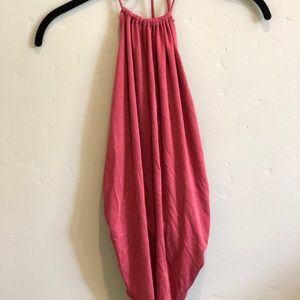 Low back halter neck body suit